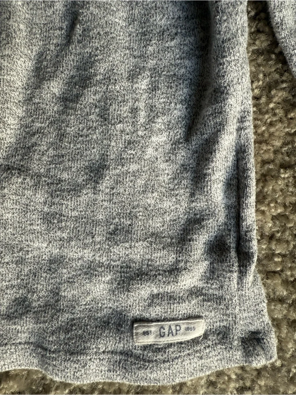 GAP Heather Gray Knit Sweater